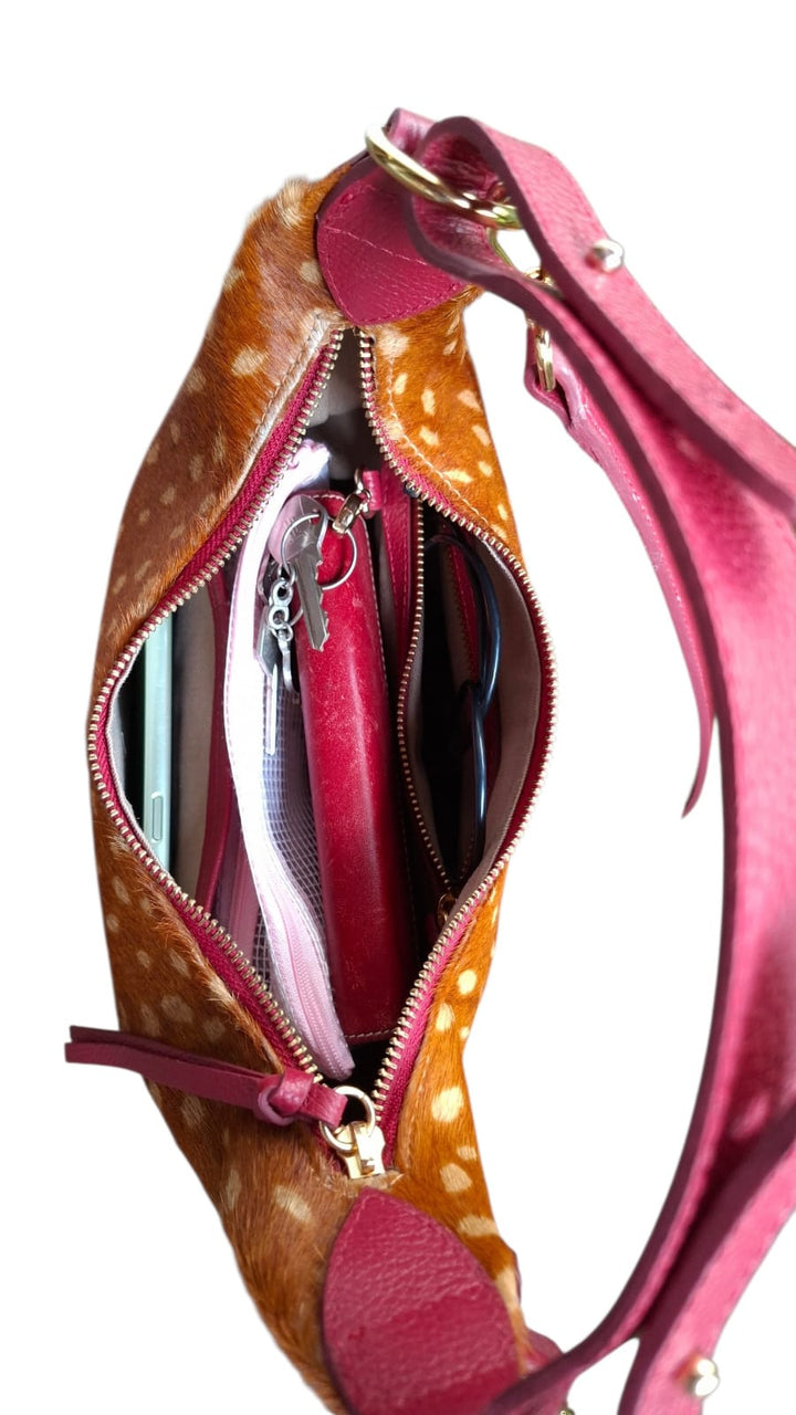 Bolsa Tulipa em Couro (Bambi)
